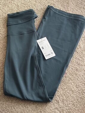 nwt athleta transcend high rise fold over flare